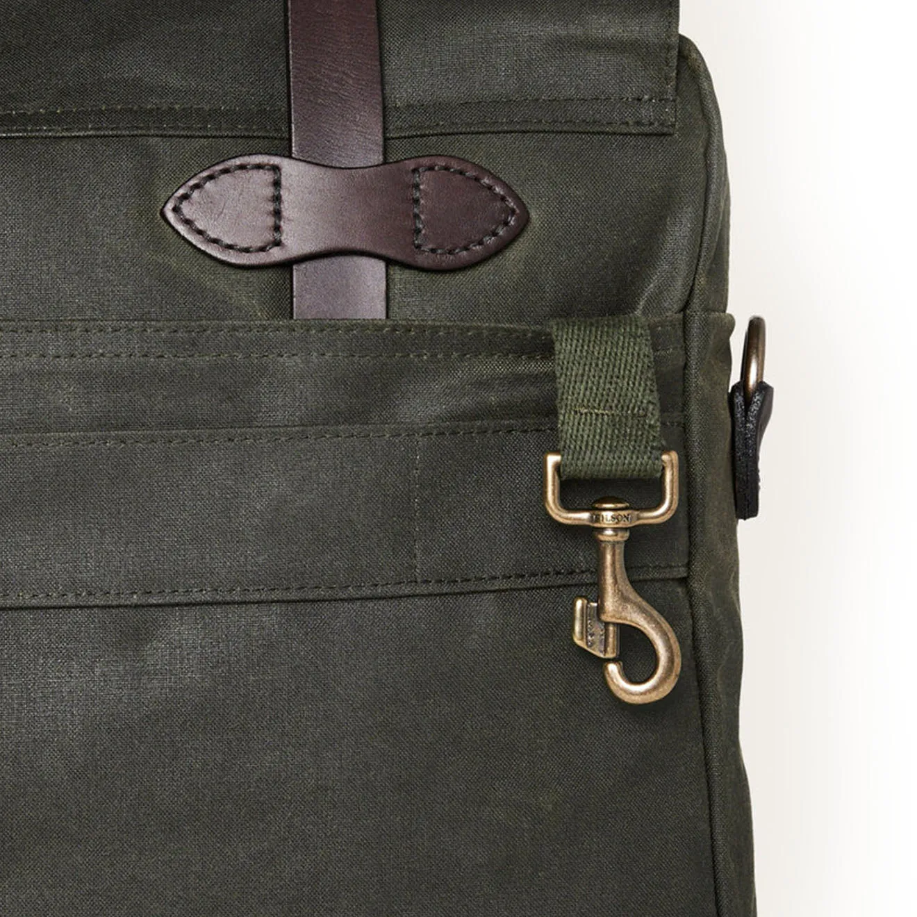 Filson 24-Hour Tin Cloth Briefcase Otter Green