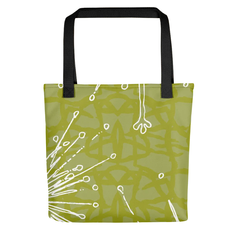 Flower Power Tote Bag – Chartreuse