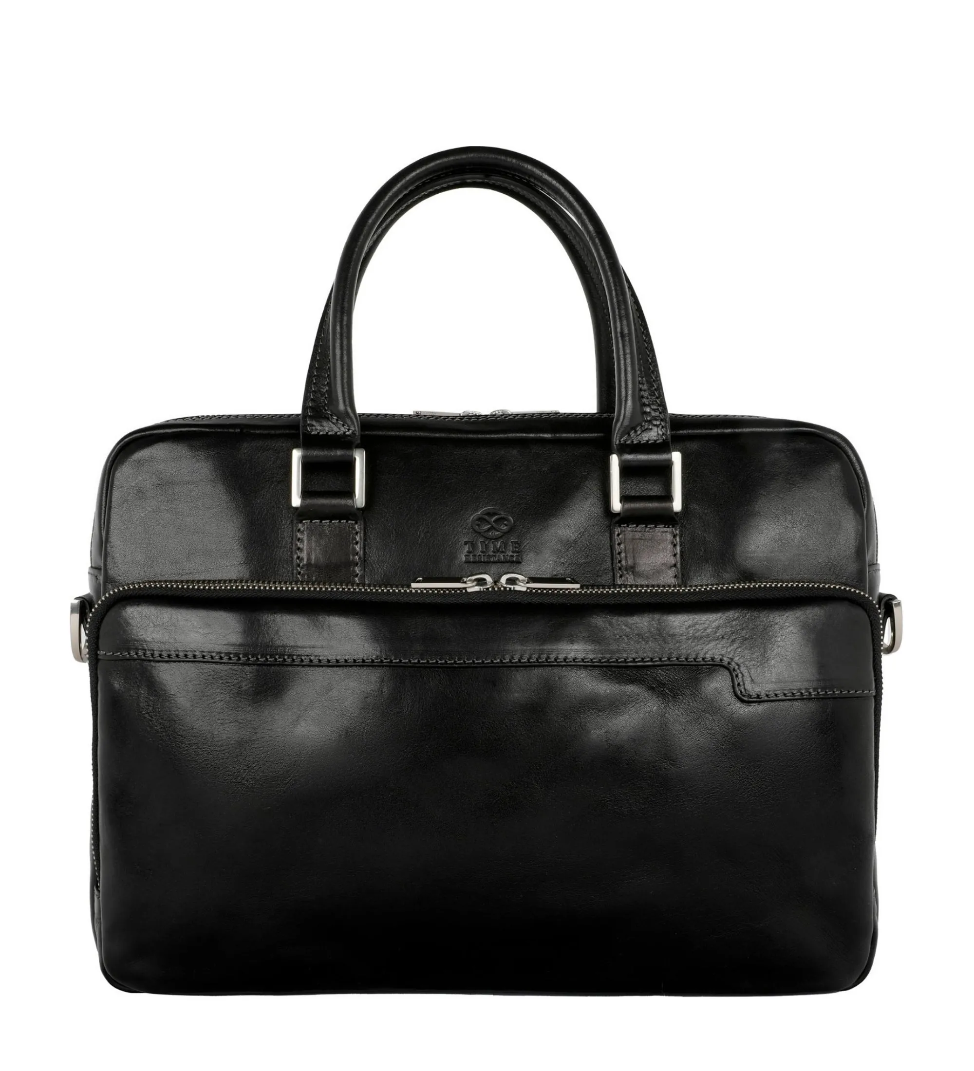 Full Grain Italian Leather Briefcase Laptop Bag - Orlando