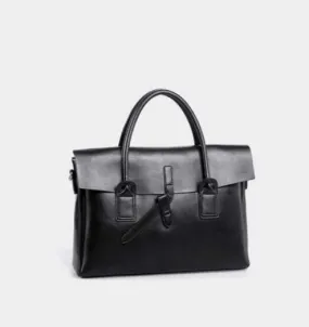 Genuine Leather Women Business Briefcase