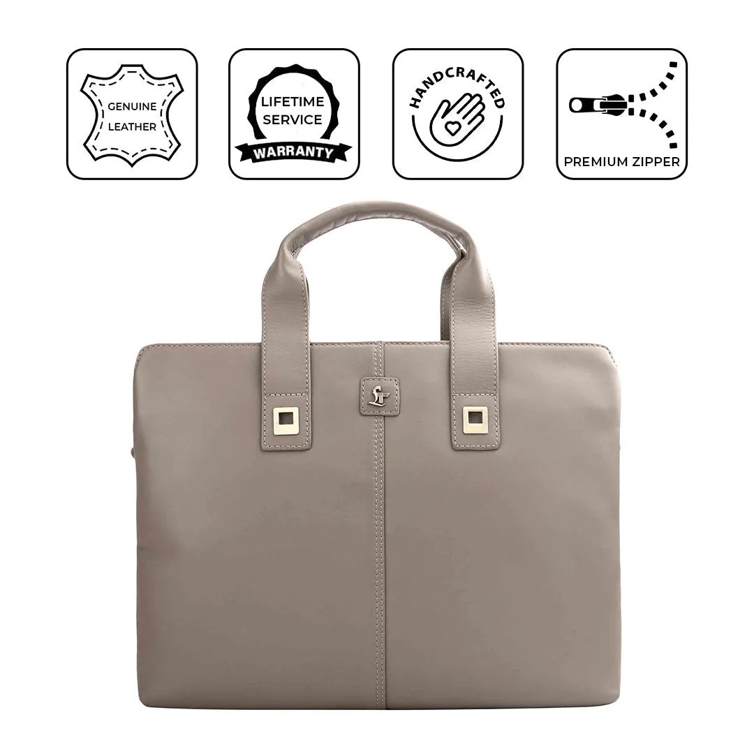 Georgia Collection - Ladies Laptop Bag | Genuine Leather Laptop Handbag For Ladies | Hold 15.5 inch laptops