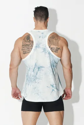 Gym Tie Dye Tank Top - Light Blue