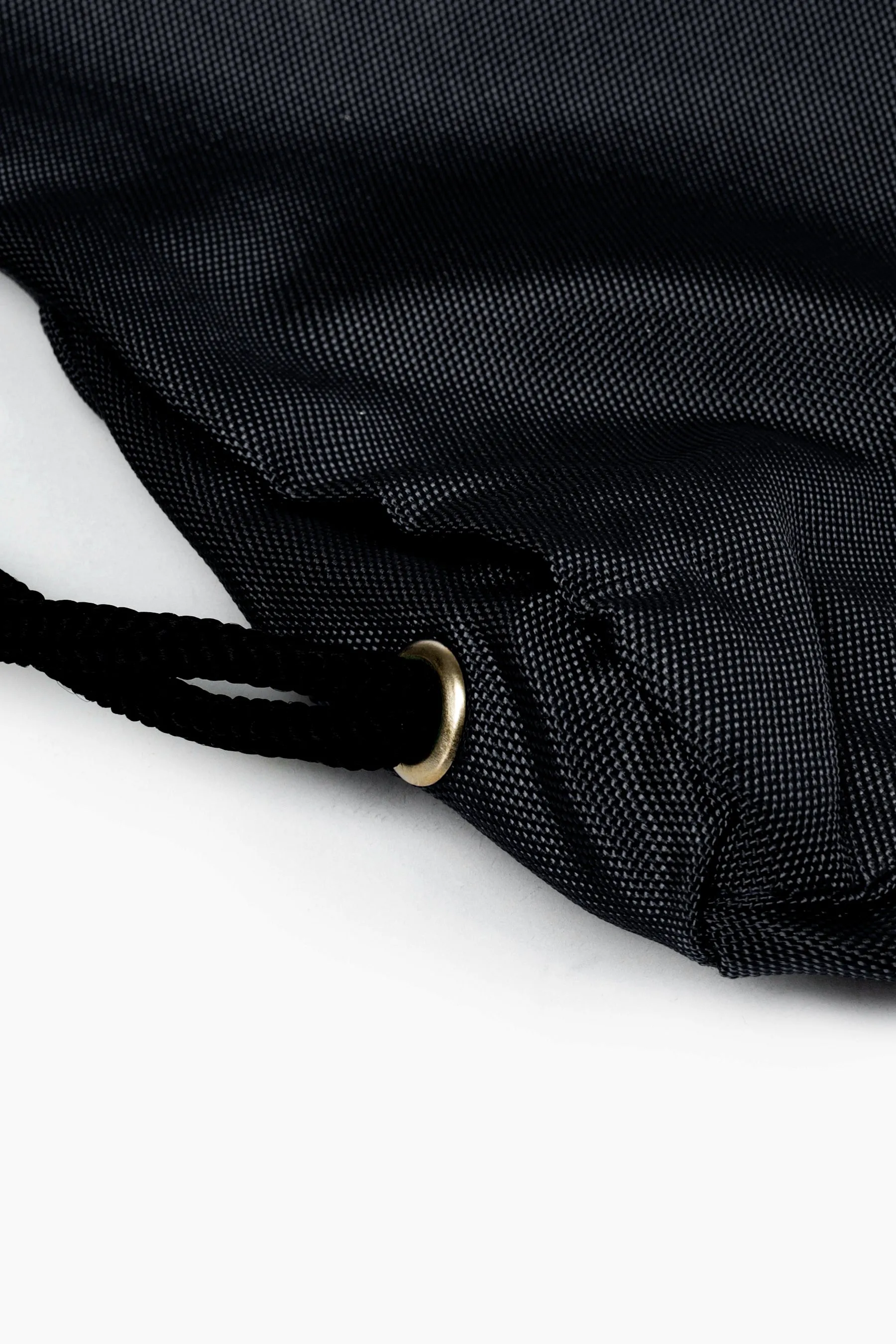 Hype Black Crest Drawstring Bag