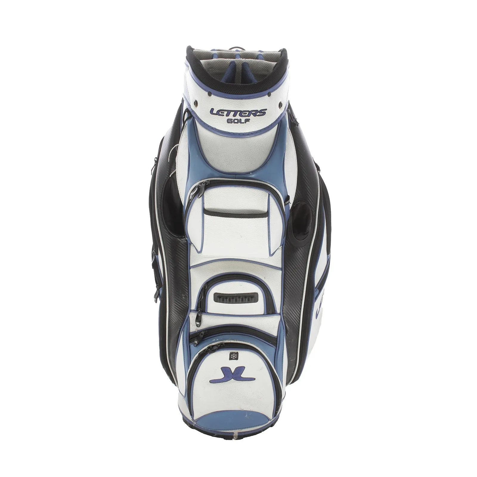 John Letters Cart Bag - White/Blue/Black