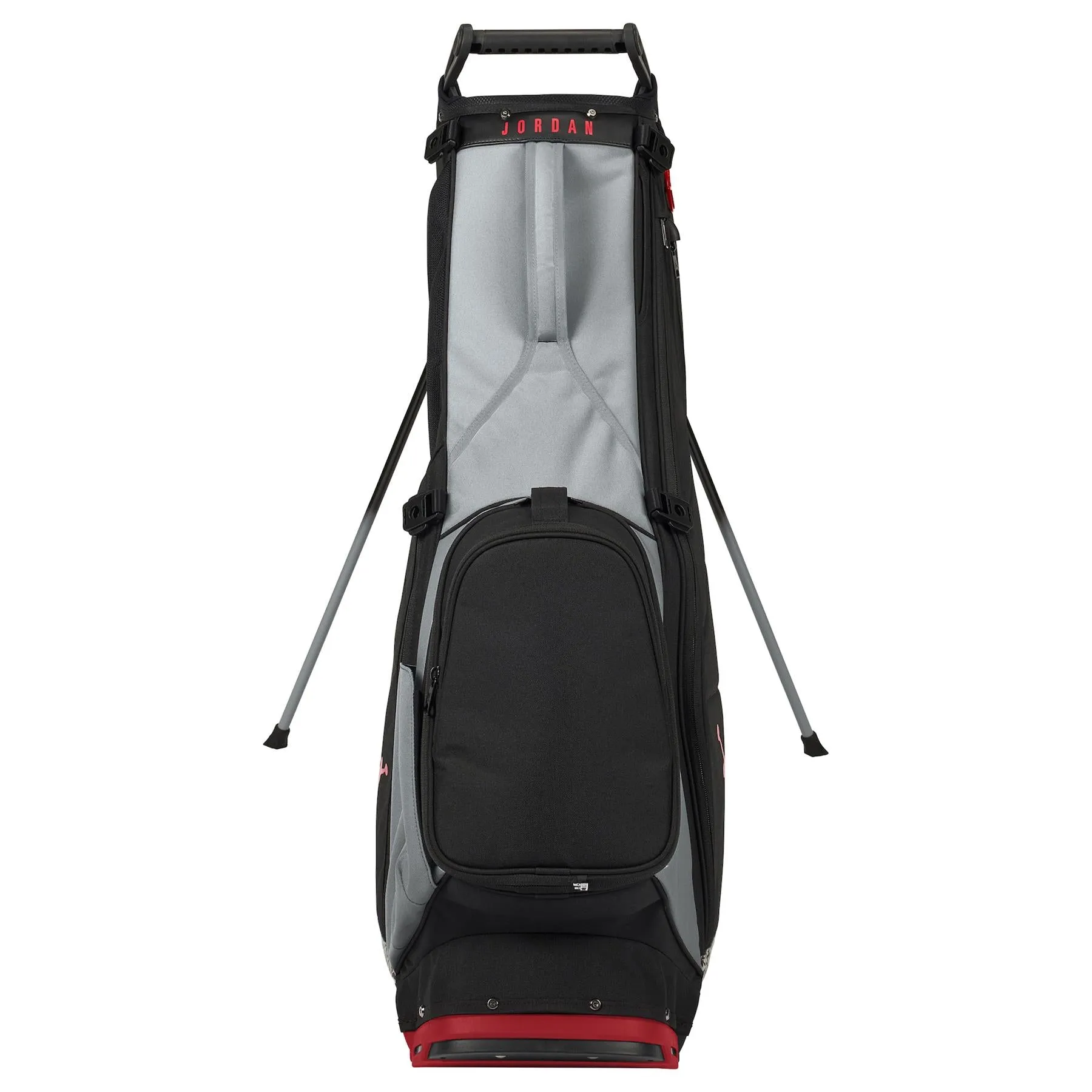 Jordan Fade Away Golf Bag Black/Cement Grey/Fire Red - AW24