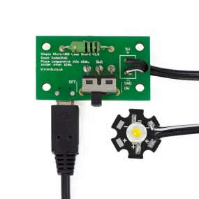 Kitronik Micro USB Lamp Kit - 1W LED V2.0