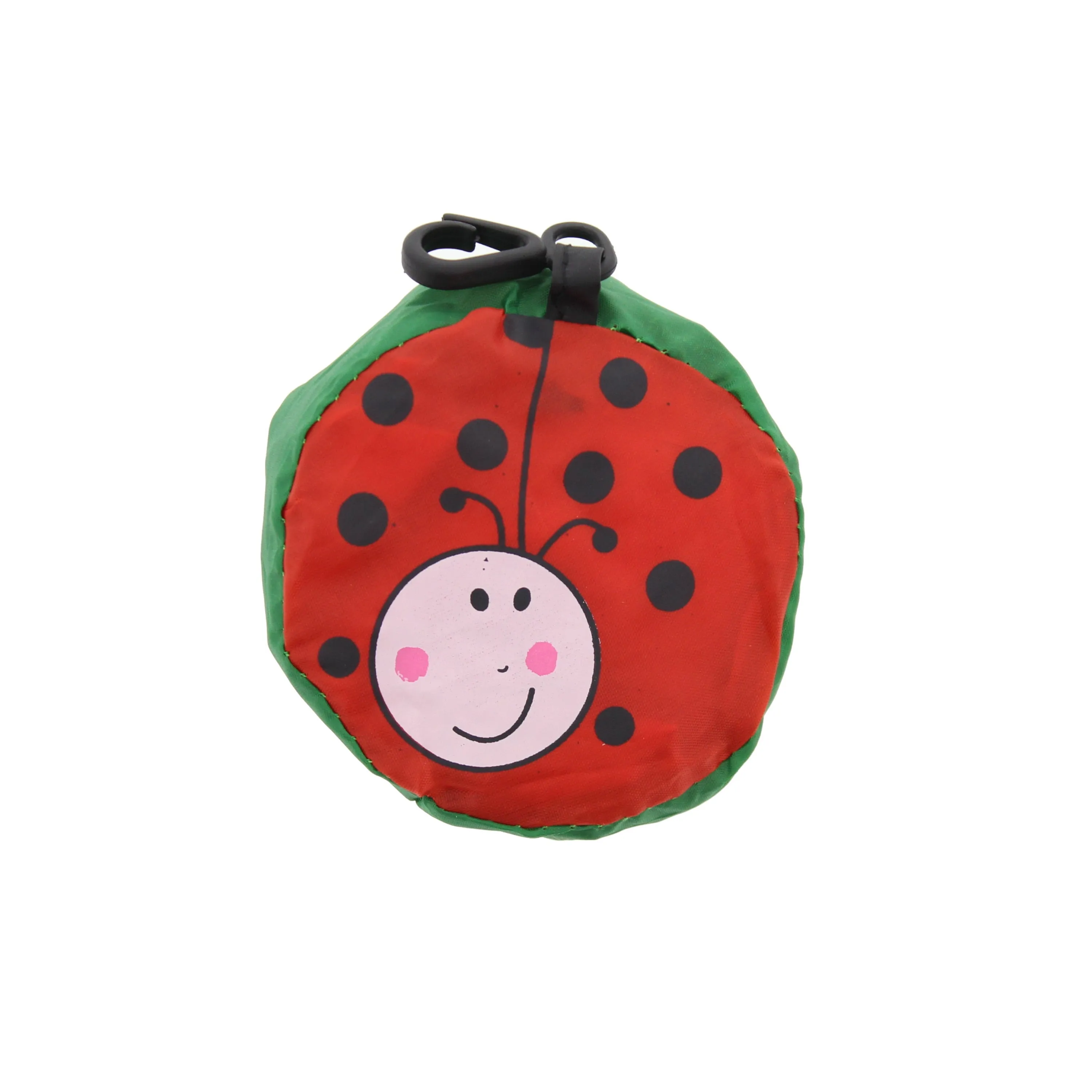 Ladybird Themed Shopping Bag in Ladybird Face Pouch