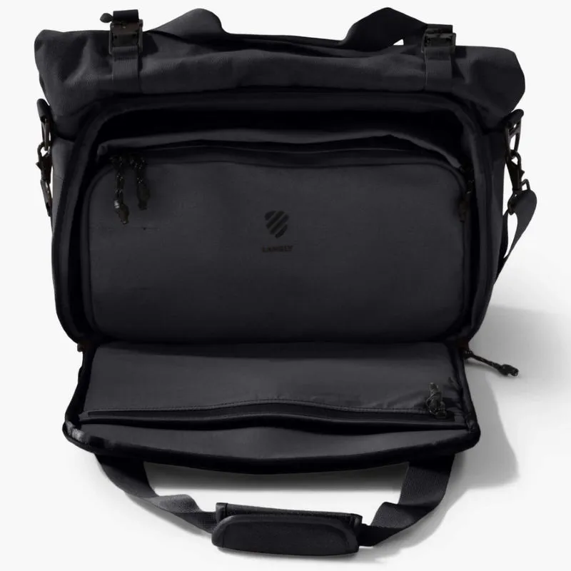 Langly Weekender Flight Bag With Camera Cube - Black