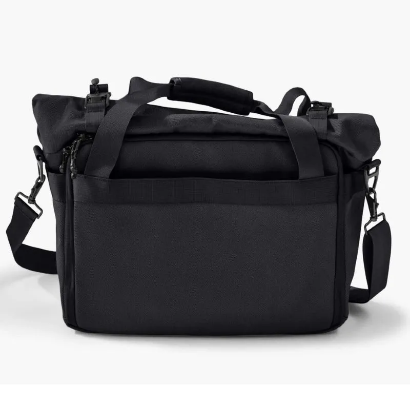 Langly Weekender Flight Bag With Camera Cube - Black