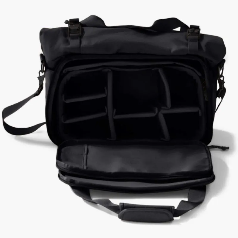 Langly Weekender Flight Bag With Camera Cube - Black