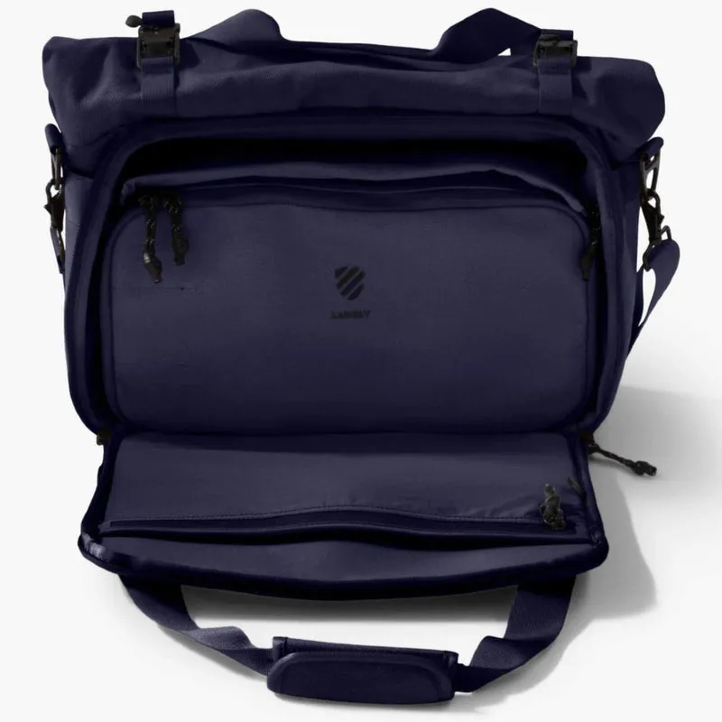 Langly Weekender Flight Bag With Camera Cube - Navy