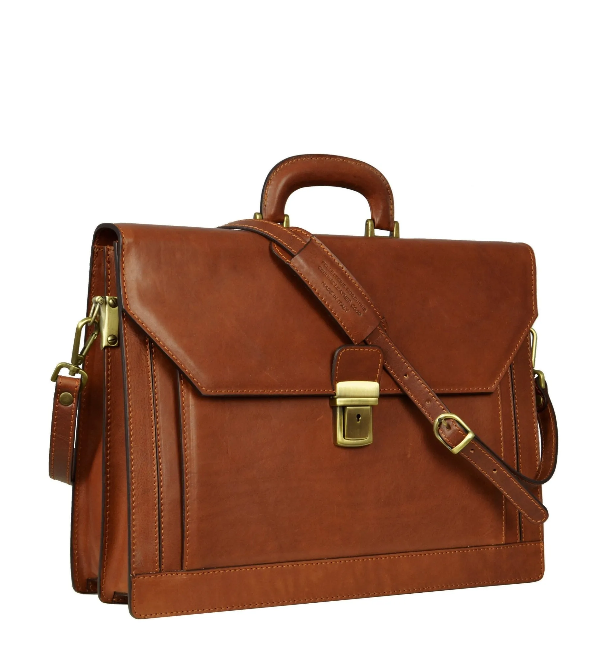 Large Leather Briefcase - Invisible Man