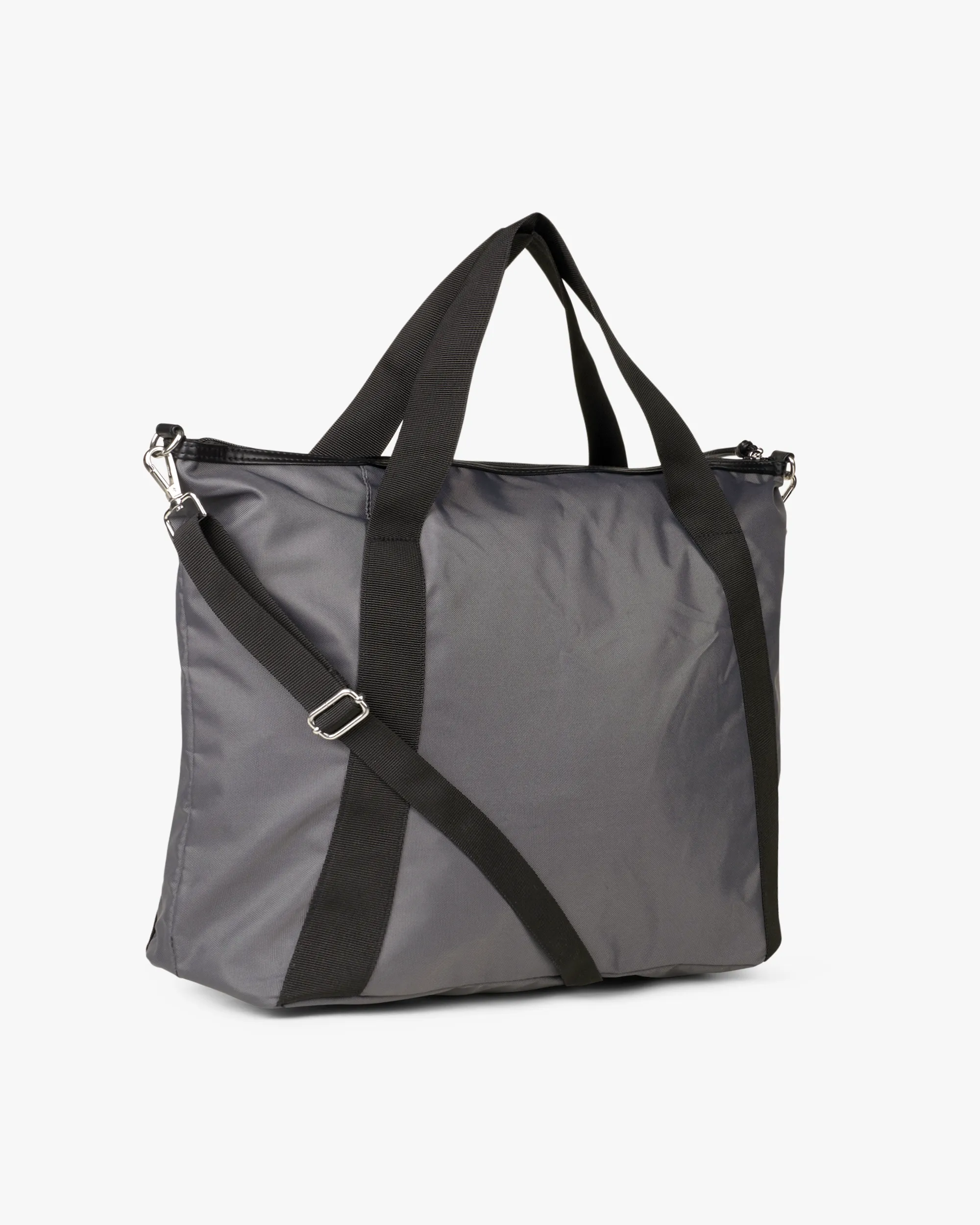 Large Nylon Crossbody Shopper Bag