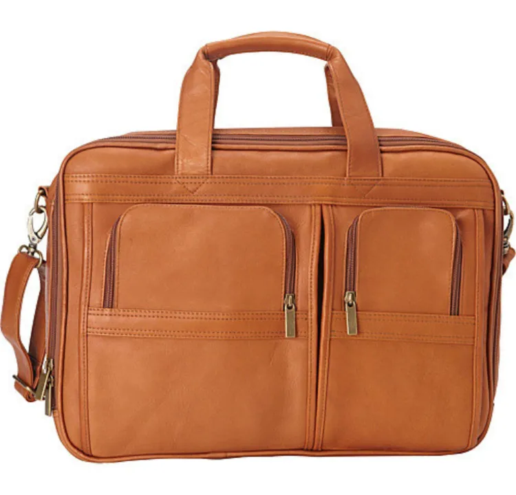 Le Donne Leather Executive Laptop Briefcase