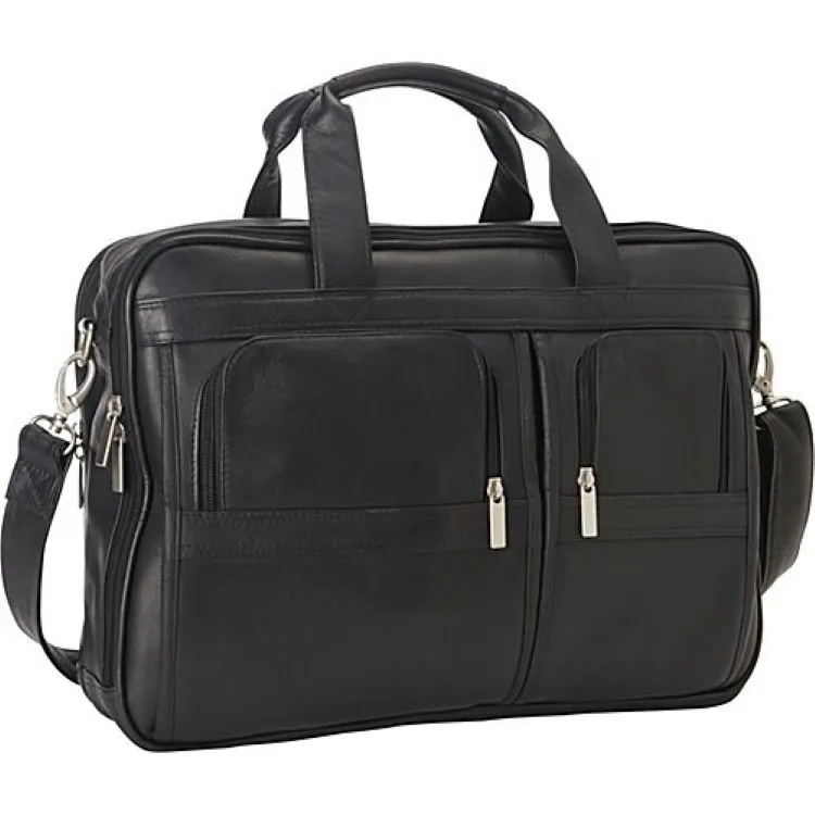 Le Donne Leather Executive Laptop Briefcase