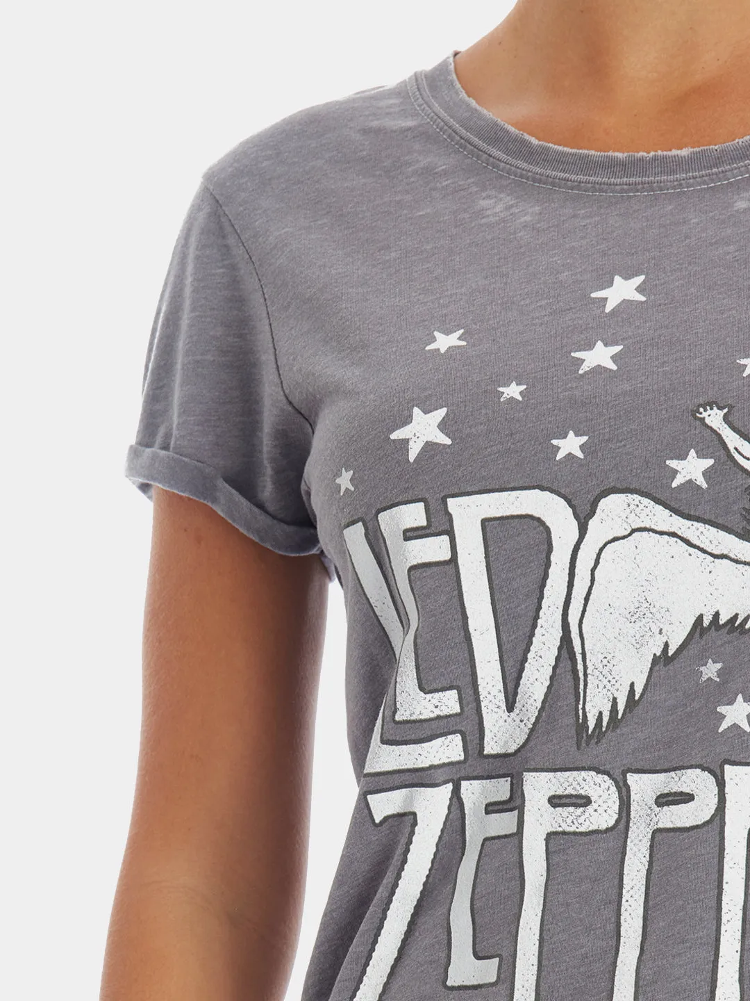 Led Zeppelin Acid Wash Band T-Shirt