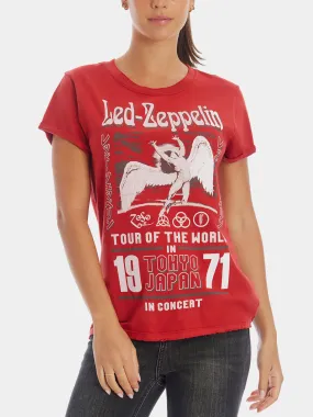 Led Zeppelin Inch1971 Tokyo ConcertInch Band T-Shirt