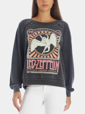 Led Zeppelin Inch1975Inch Acid Wash Sweatshirt