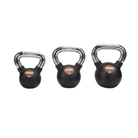 LiveUp Sports Rubber Kettle Dumbbell Black - LS2044