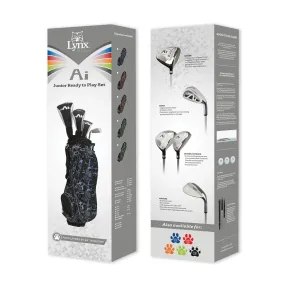 Lynx Junior Golf Package Set | Silver 60"-63"