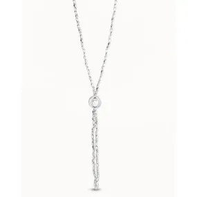 Make A Wish White Metal Pearl Shell Necklace