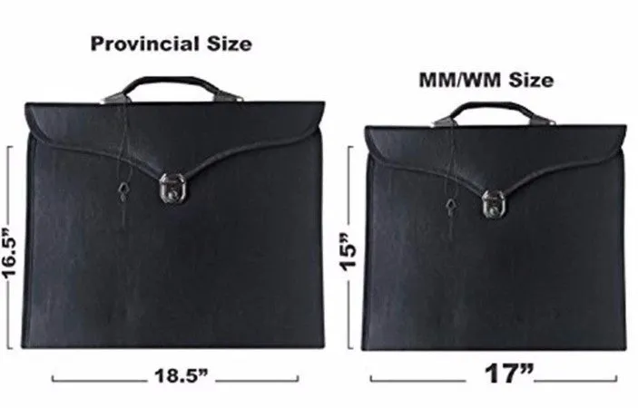 Masonic Regalia Provincial Full Dress Apron Case [Different Colors]