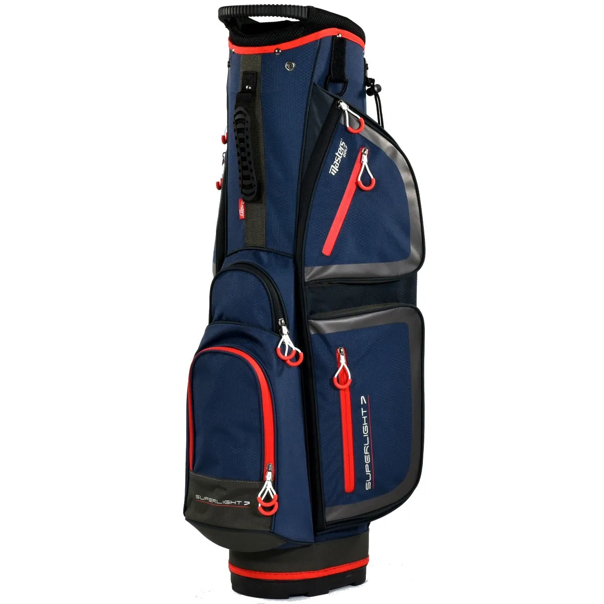 Masters Superlight 7 Cart Bag - Navy/Red