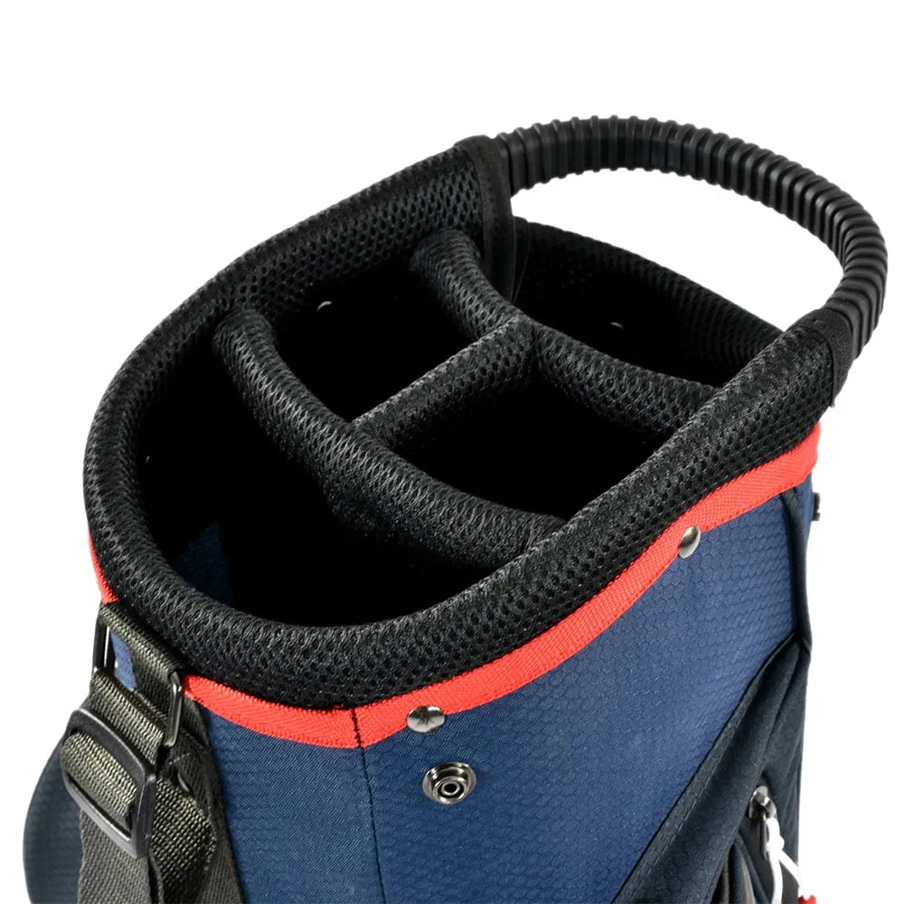 Masters Superlight 7 Cart Bag - Navy/Red