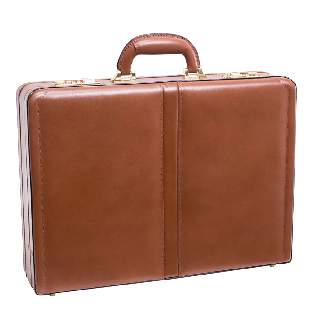 McKlein Leather Attaché Briefcase - Harper Expandable 4.5"