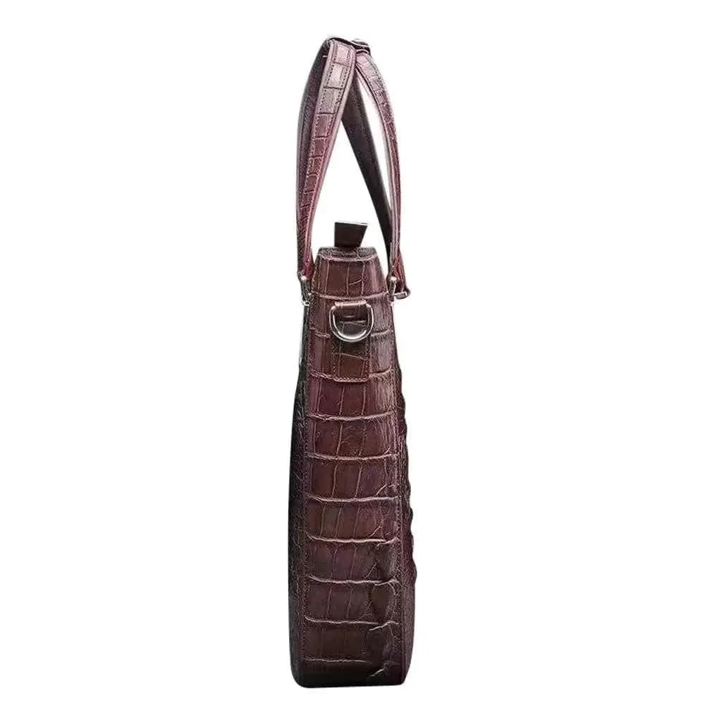 Mens Crocodile  Briefcase, Crocodile Leather Business Bag  |  Rossieviren