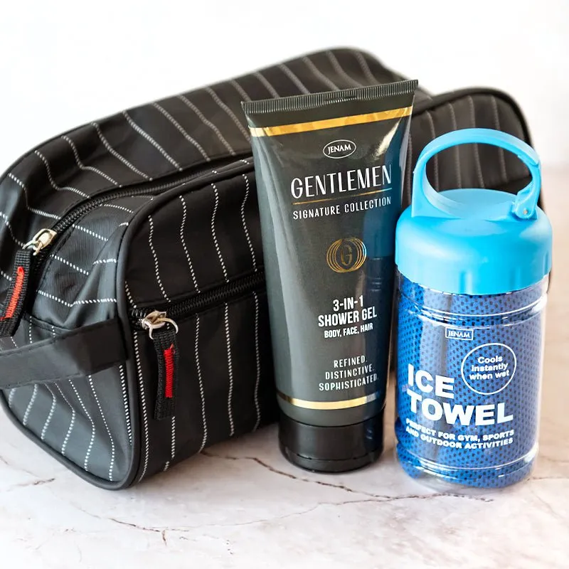 Mens Shower Bag Gift Set