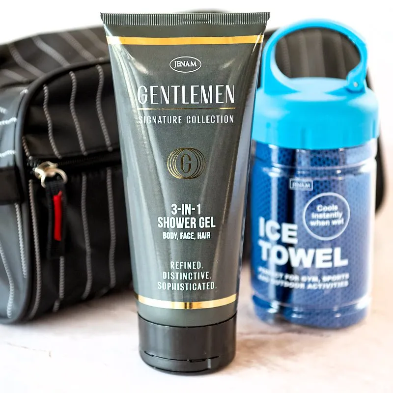 Mens Shower Bag Gift Set