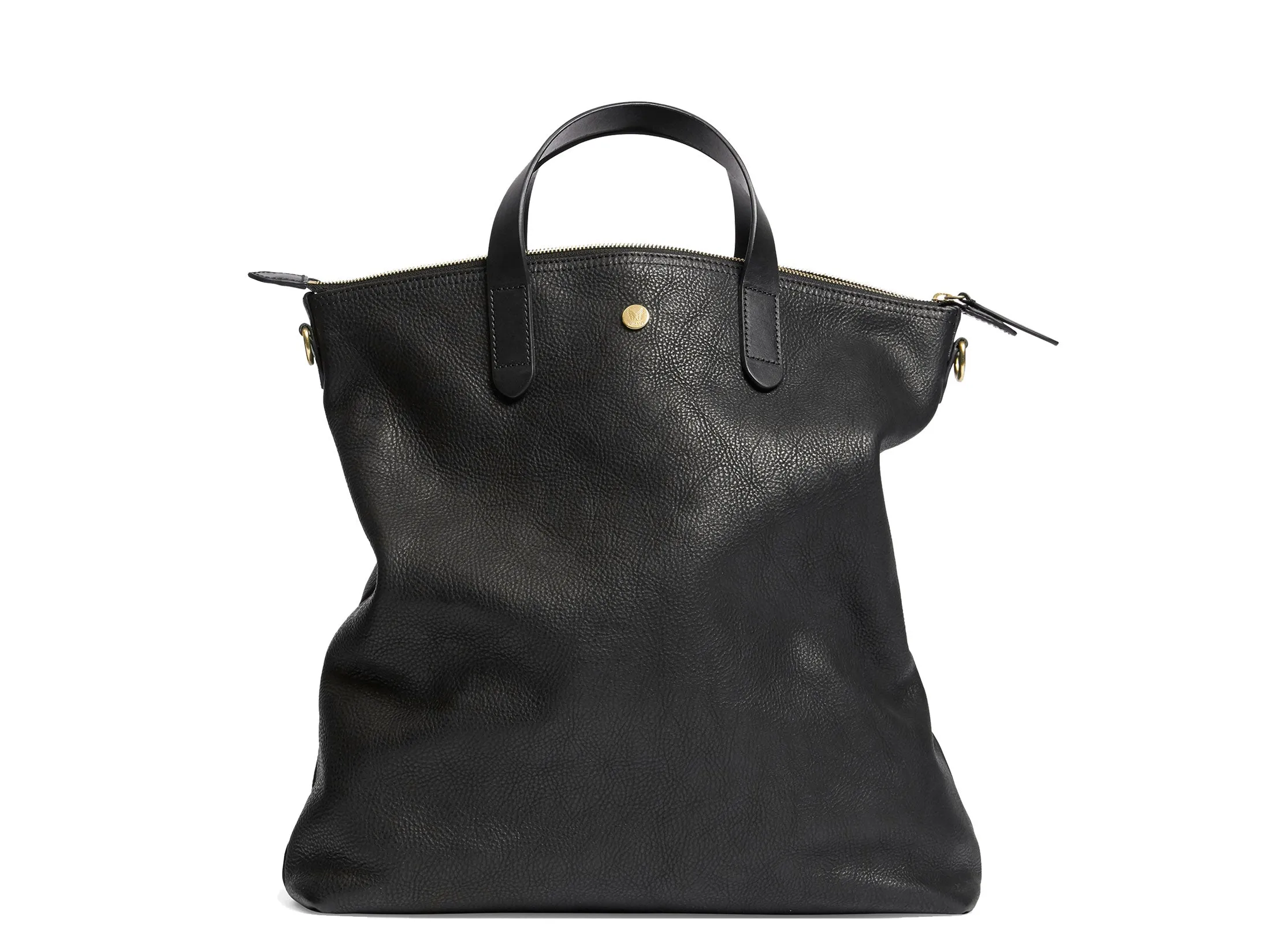 Mismo Shopper Leather - Black / Black