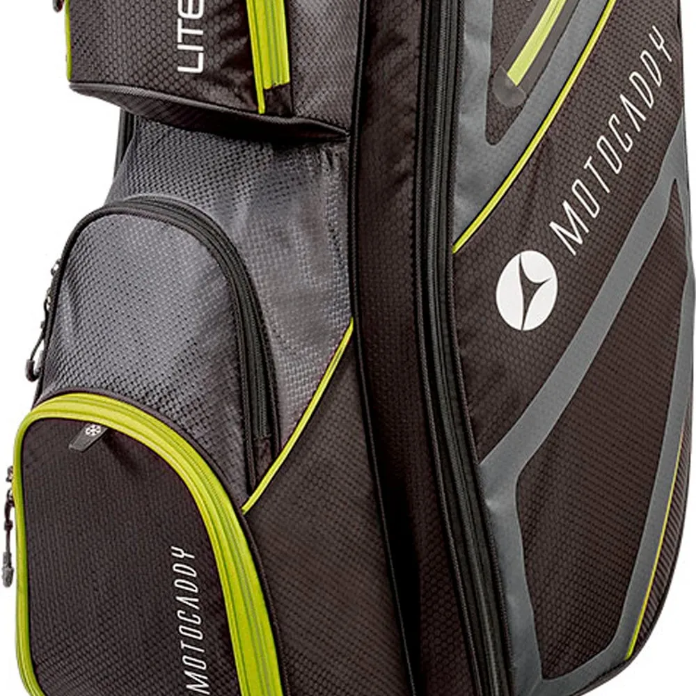 Motocaddy Lite Series Cart Bag - Black/Lime