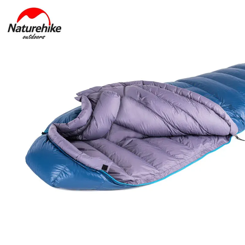 Naturehike Outdoor Camping Travel Ultralight Portable Goose Down Mommy Winter Waterproof And Skin-Friendly Warm Sleeping Bag