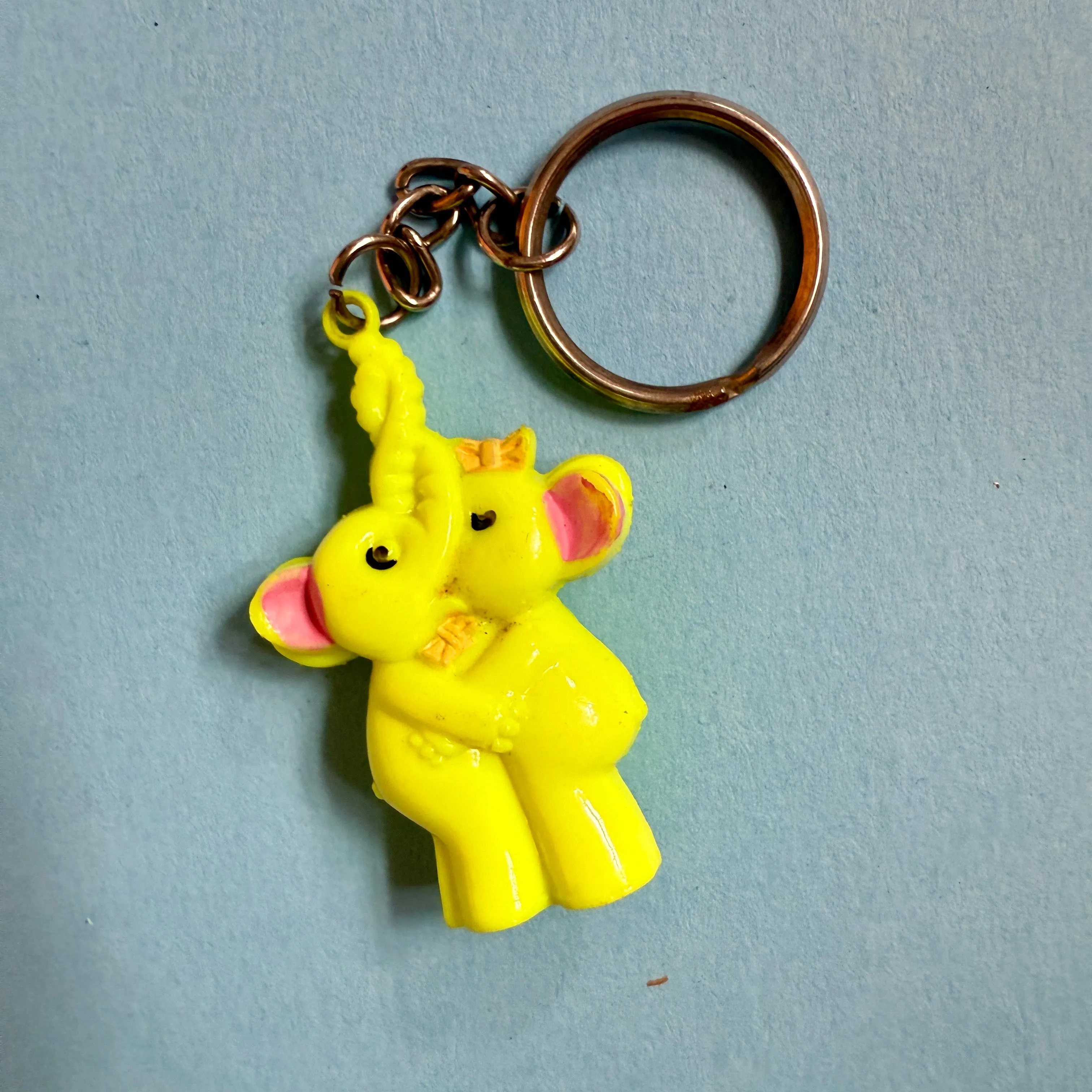 Neon 80s vintage elephants charm