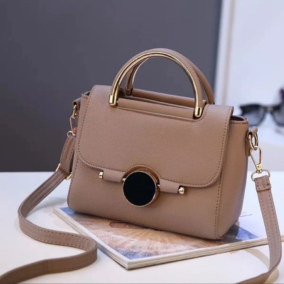 New style bags, sweet and fashionable women's bags, solid color, niche design, shoulder handbag