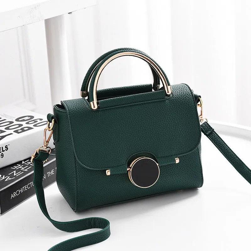 New style bags, sweet and fashionable women's bags, solid color, niche design, shoulder handbag