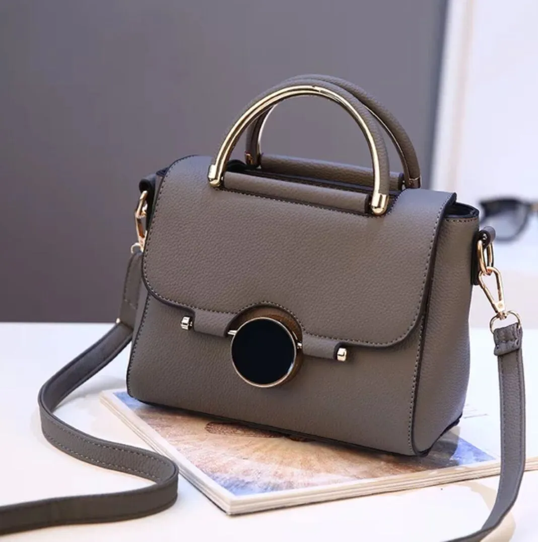 New style bags, sweet and fashionable women's bags, solid color, niche design, shoulder handbag