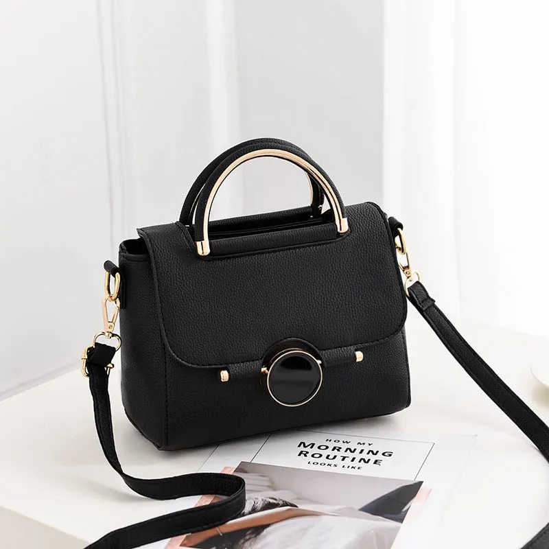 New style bags, sweet and fashionable women's bags, solid color, niche design, shoulder handbag