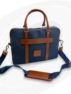 Nylon-Leather Laptop Bag