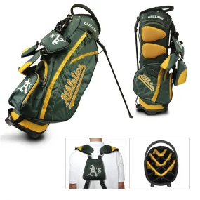 Oakland Athletics Team Golf Fairway Lightweight 14-Way Top Golf Club Stand Bag