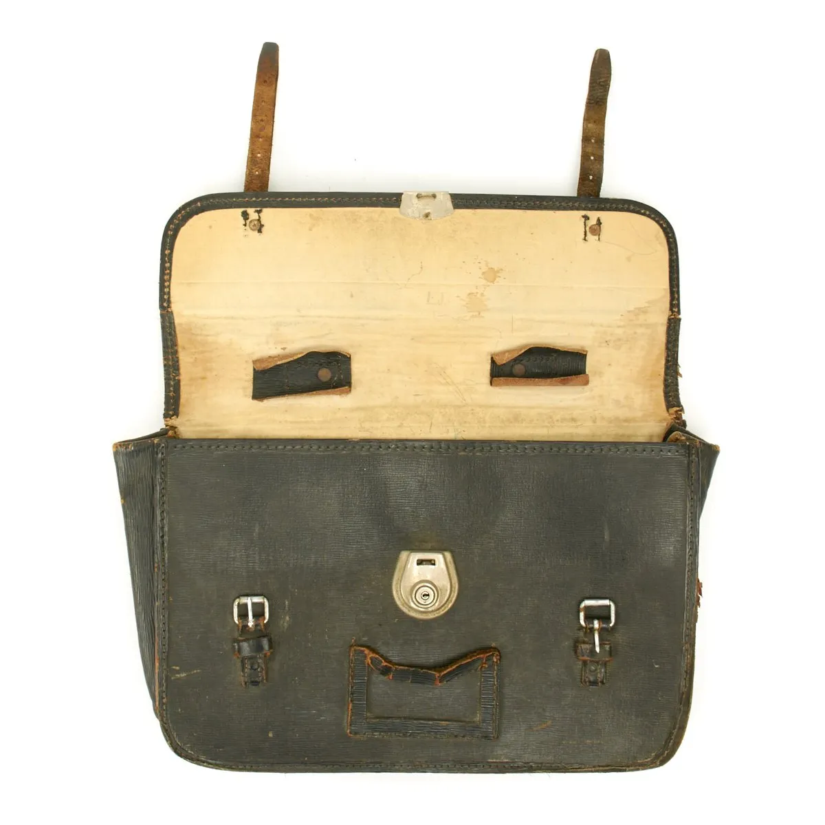 Original British Government Issue Briefcase with E.R. II Royal Cypher