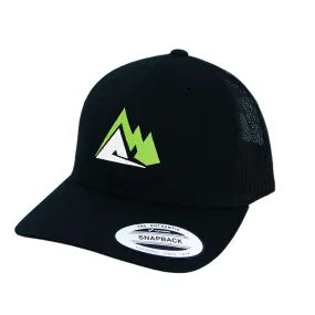 Peak Supps Black Trucker Cap