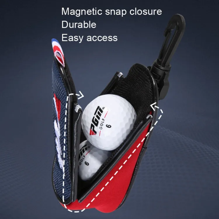 PGM SOB005 Golf Ball Bag Light Waist Bag Magnetic Suction Mini Ball Bag(Grey)