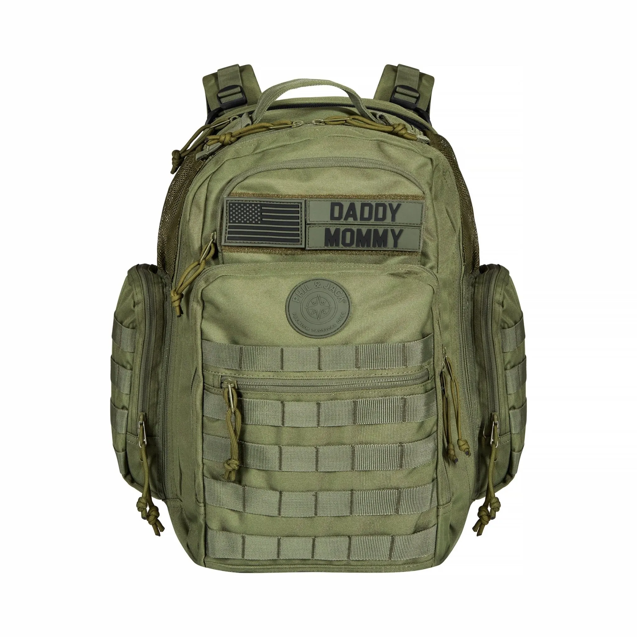 Phil & Jack Diaper Backpack 2.0 - Military Green