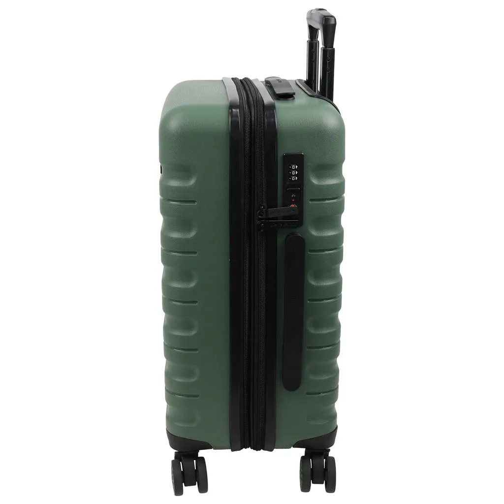 Pierre Cardin Hard Shell Suitcase Cabin 54cm - Moss