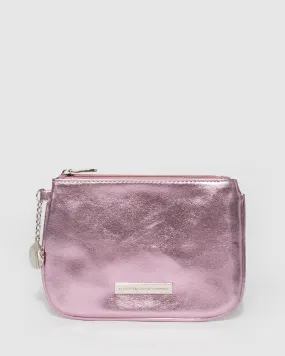 Pink Shell Charm Purse