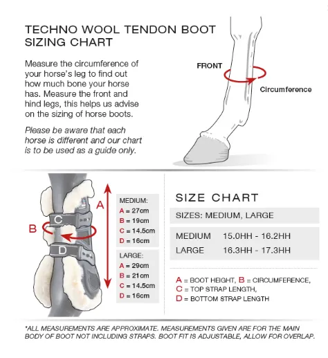 Premier Equine Techno Wool Tendon Jump Boots