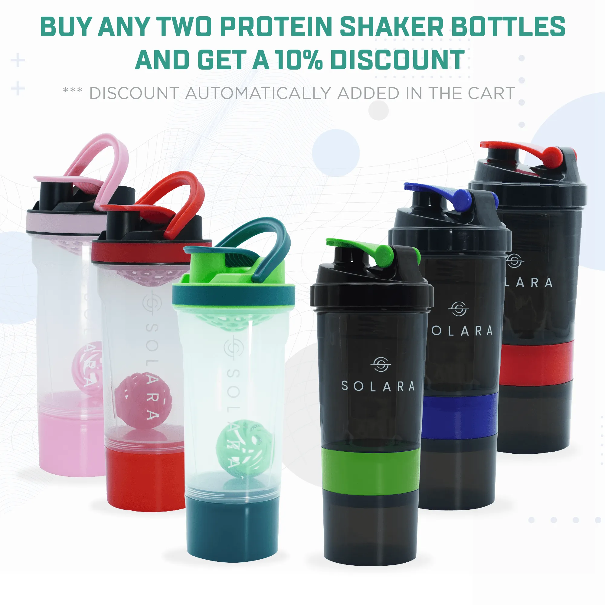 Protein Shaker Bottle -650 ML